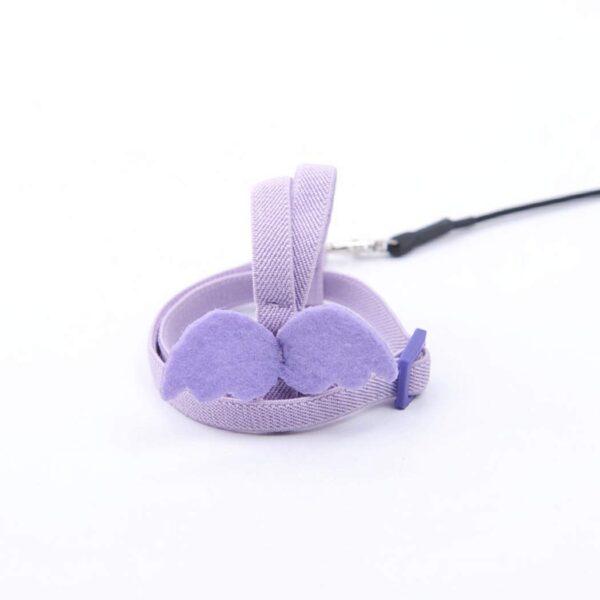 Bird Harness Leash Set Easy to Wear Creative Fashion Parrot Harness with Leash Pet Traction Rubber Alloy Elastic - Image 6
