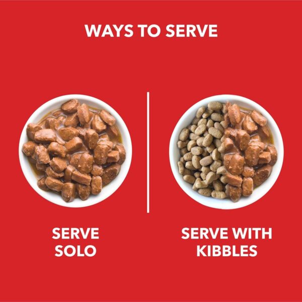 Drools Adult Wet Dog Food, Real Chicken and Chicken Liver Chunks in Gravy,10 Pouches + 2 Pouches Free (12 x 60g) - Image 3