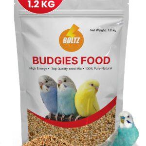 BOLTZ All Life Stages Bird Food for Budgies - Mix Seeds, Medium, 1200 g