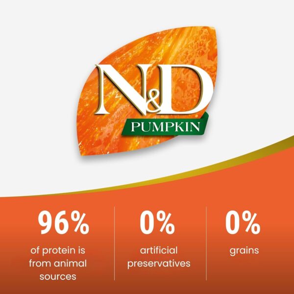 Farmina N&D Pumpkin Adult Mini Dog Food | Chicken, Pomegranate & Pumpkin | Rich in Anti-oxidants | Complete Food for Adult Dogs | 2.5kg | No Artificial Preservatives - Image 7